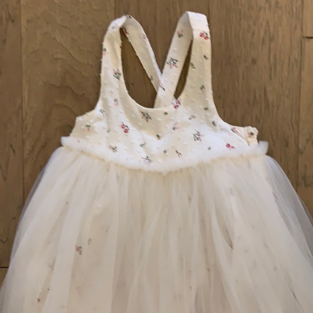 Cotton On girls sz 4 Made for Twirling tulle dress sweet floral fabric underlay